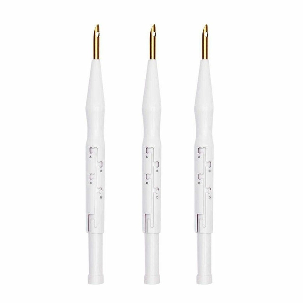 3 aiguilles pour punch needle 19 cm