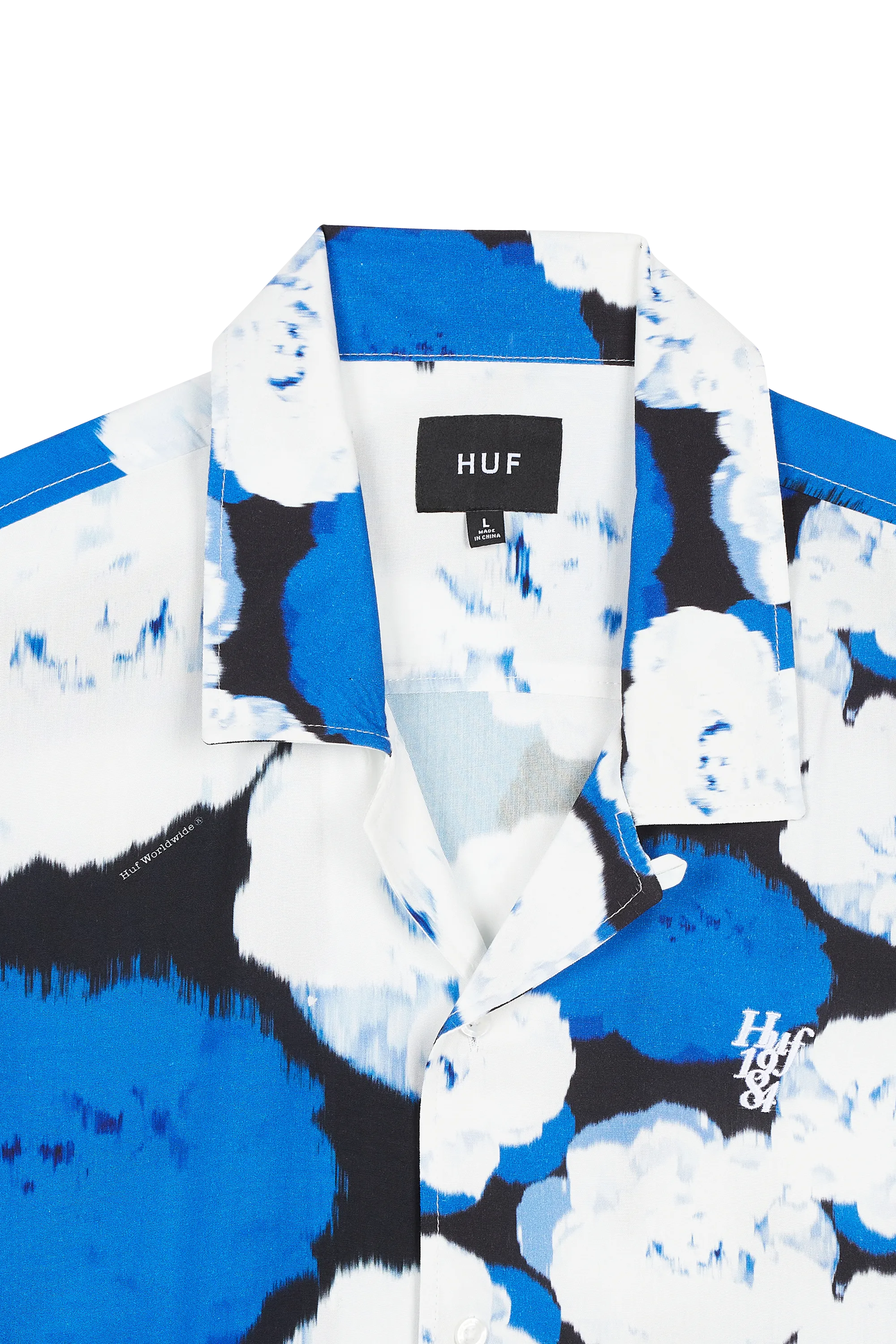 HUF Chemise HAMPTONS Bleu