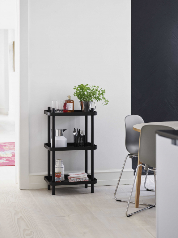 Normann Copenhagen Block trolley wit 50x35