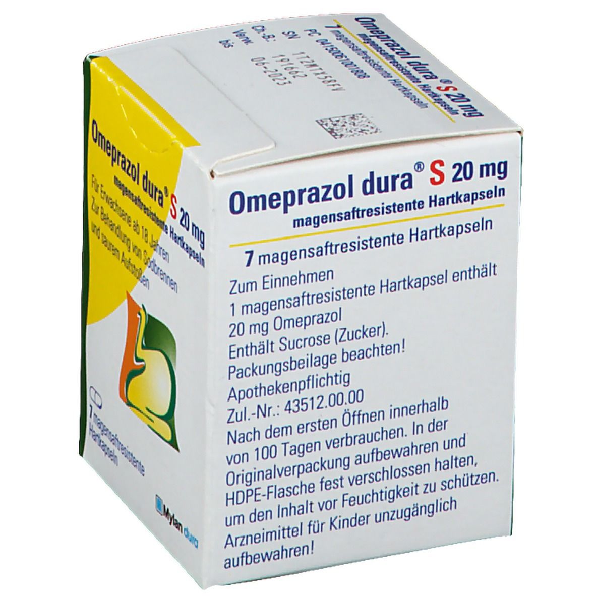 Omeprazol dura® S 20 mg Kapseln