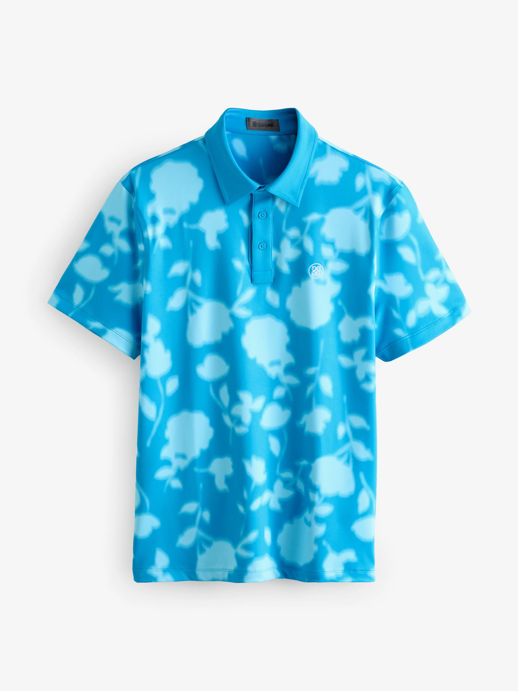 G/Fore Floral Tech Golf Polo Shirt