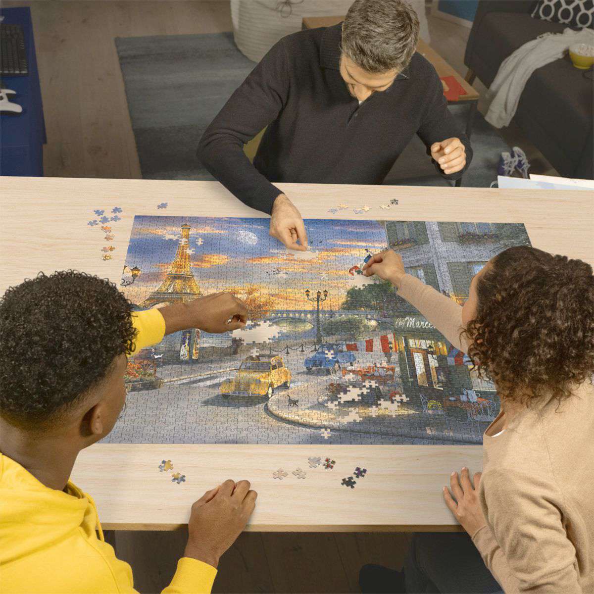 Ravensburger Spiel Romantische Abendstunde in Paris