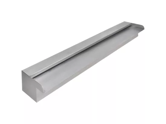Lame d'eau rectangulaire pour piscine Acier inoxydable 90cm