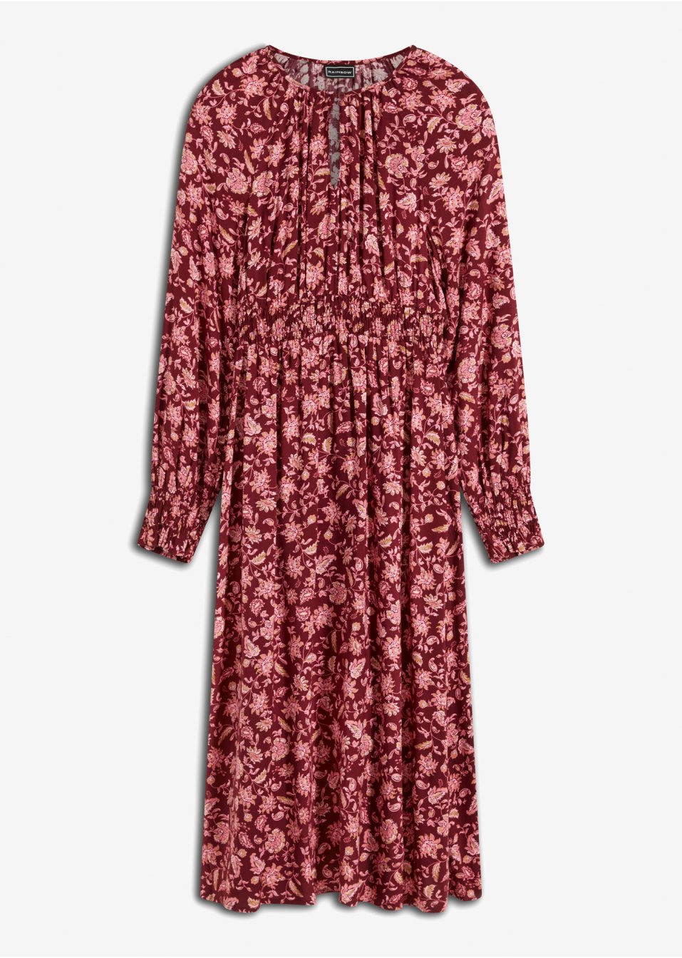 Robe midi à imprimé