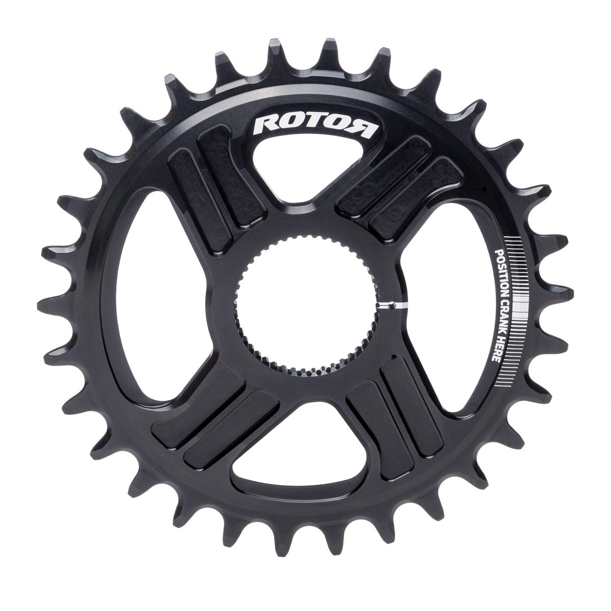Rotor Klinge Direct Mount 30T Sort