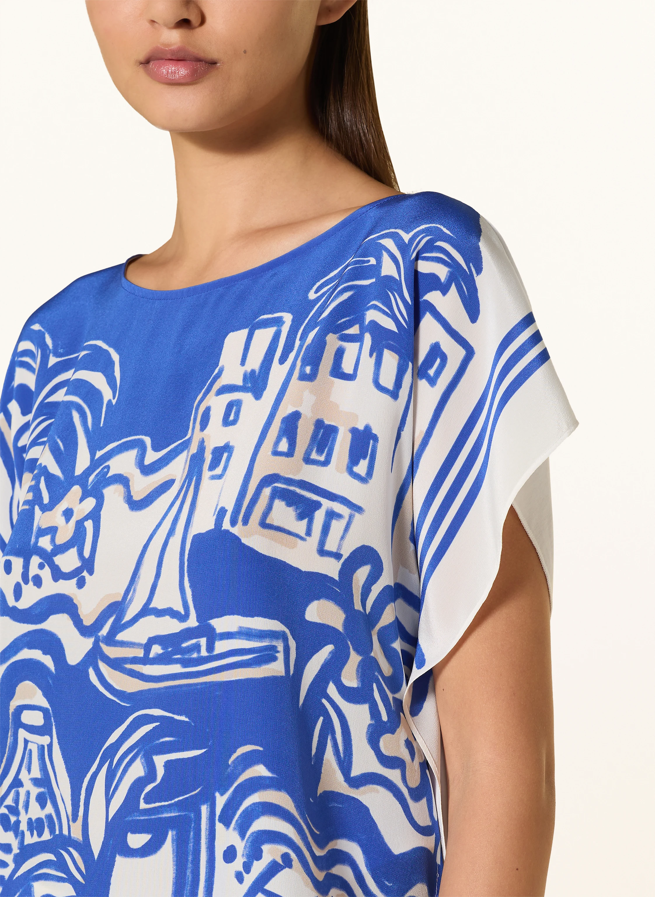 MARC CAIN Blusenshirt im Materialmix
