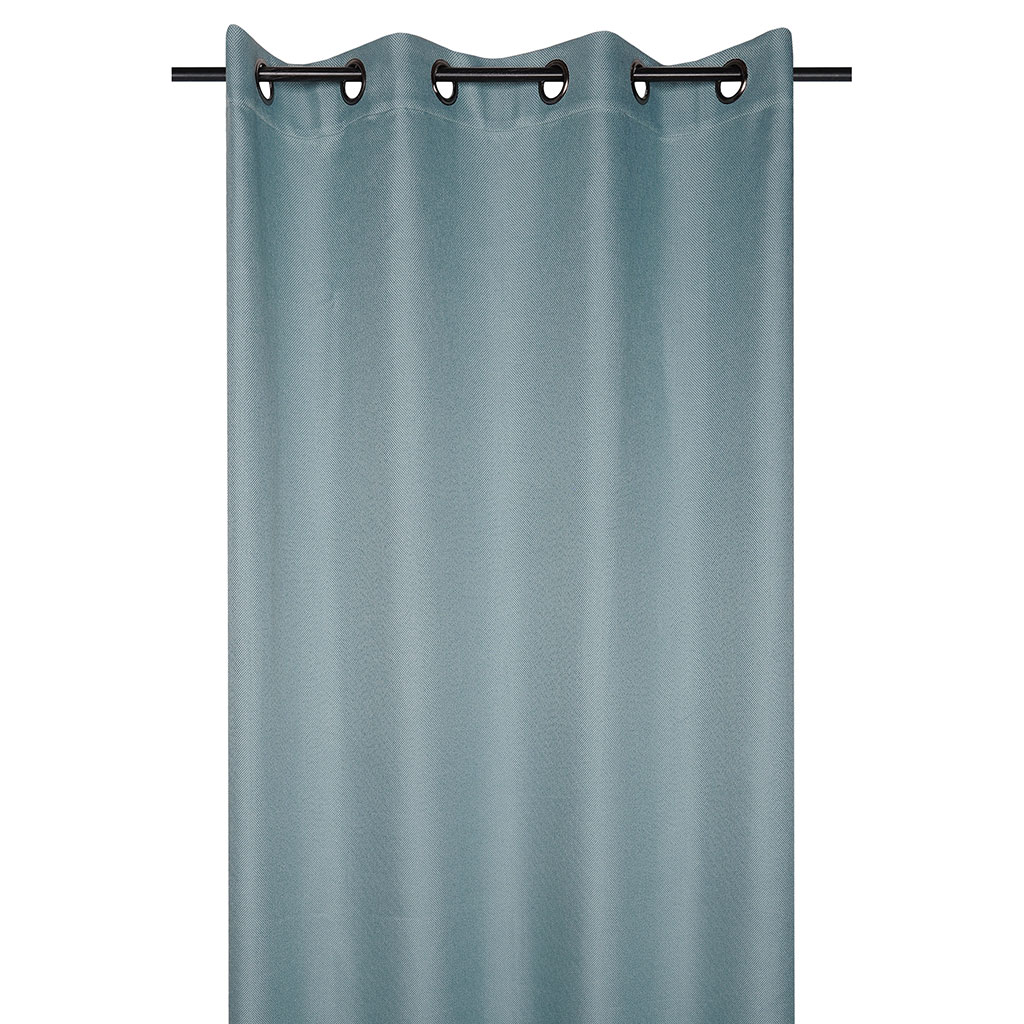 Rideau occultant COPENHAGUE polyester aqua 140x260cm