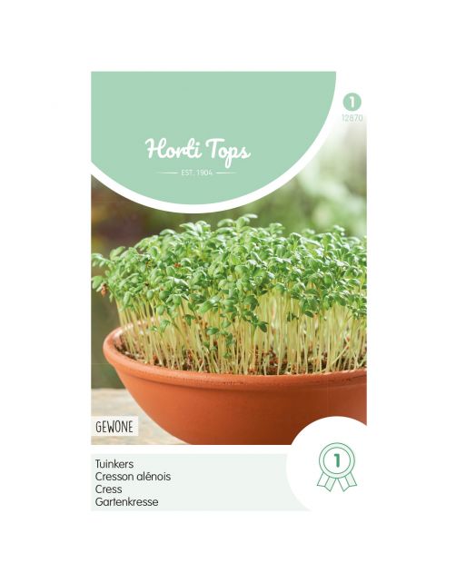 Hortitops Tuinkers Gewone - Kruidenzaden - 15 g