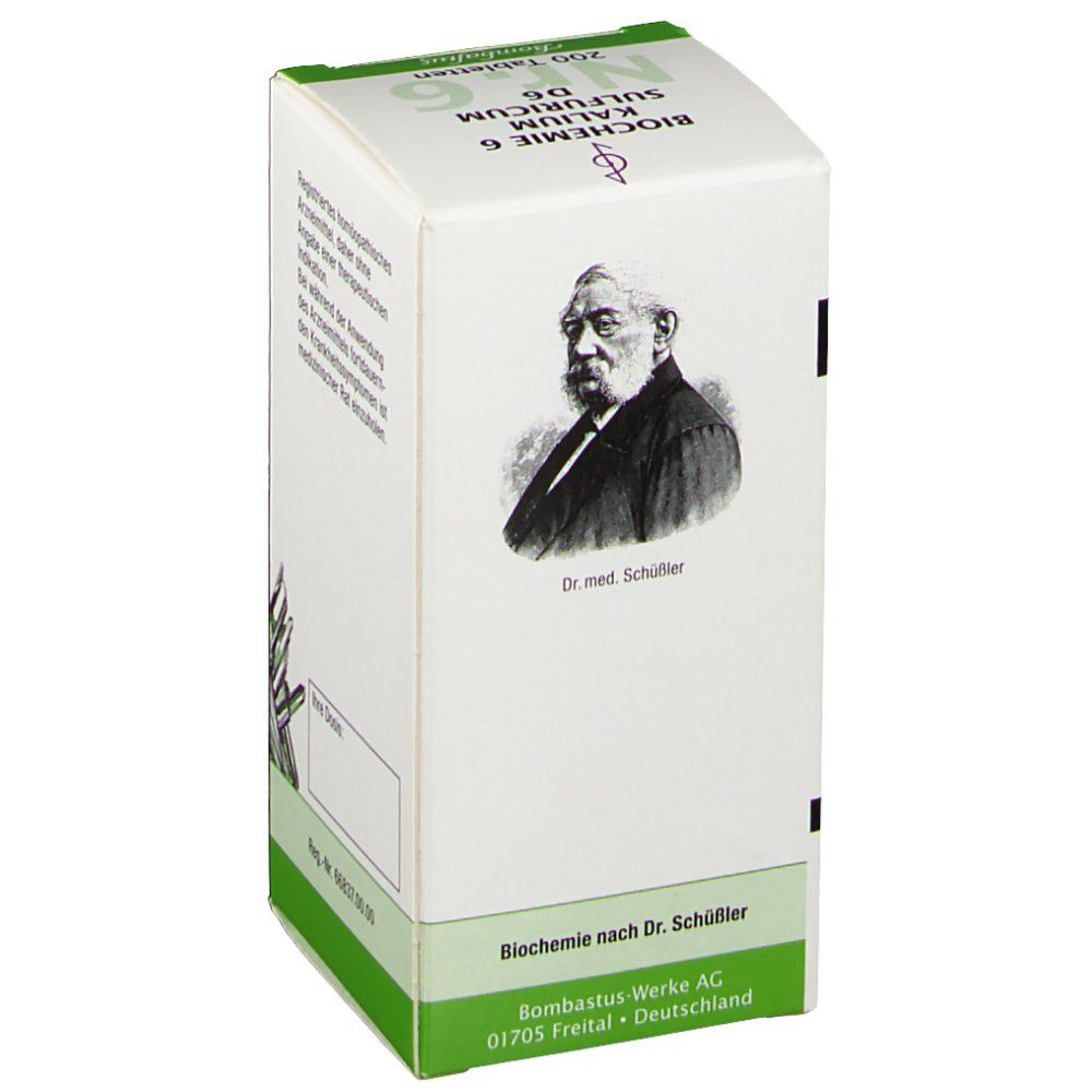 Bombastus Biochemie 6 Kalium sulfuricum D 6 Tabletten
