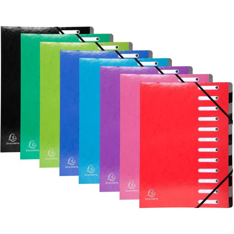 Trieur Harmonika Iderama 12 compartiments - Couleurs assorties