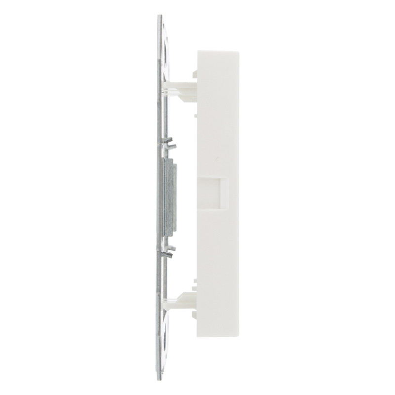 Gira System 55 blindplaat Glanzend wit
