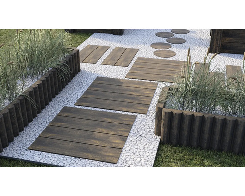 Betonnen houten plank, rustiek bruin, 90 x 22,5 x 4 cm