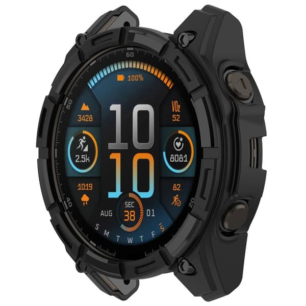 INF Beskyttelsesdeksel til Garmin Fenix 8 47mm - AMOLED Svart