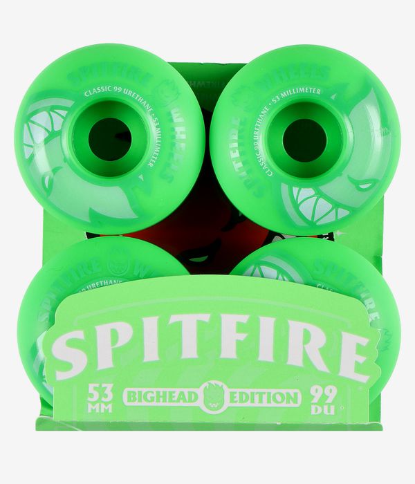 Spitfire Neon Bigheads Classic Rollen (neon green) 53mm 99A 4er Pack