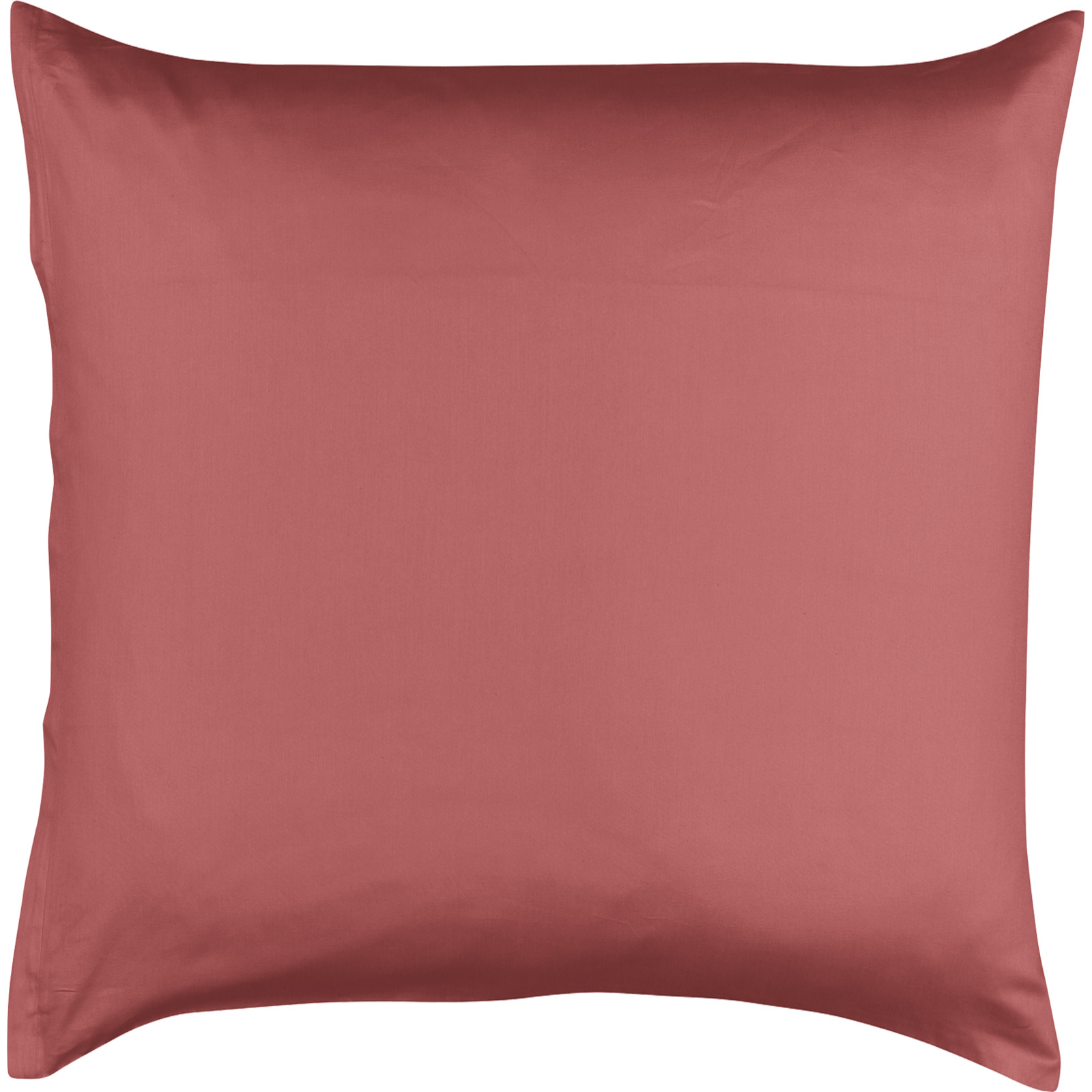 Bettwäsche Satin unifarben 50x70 Kissenbezug, rosa