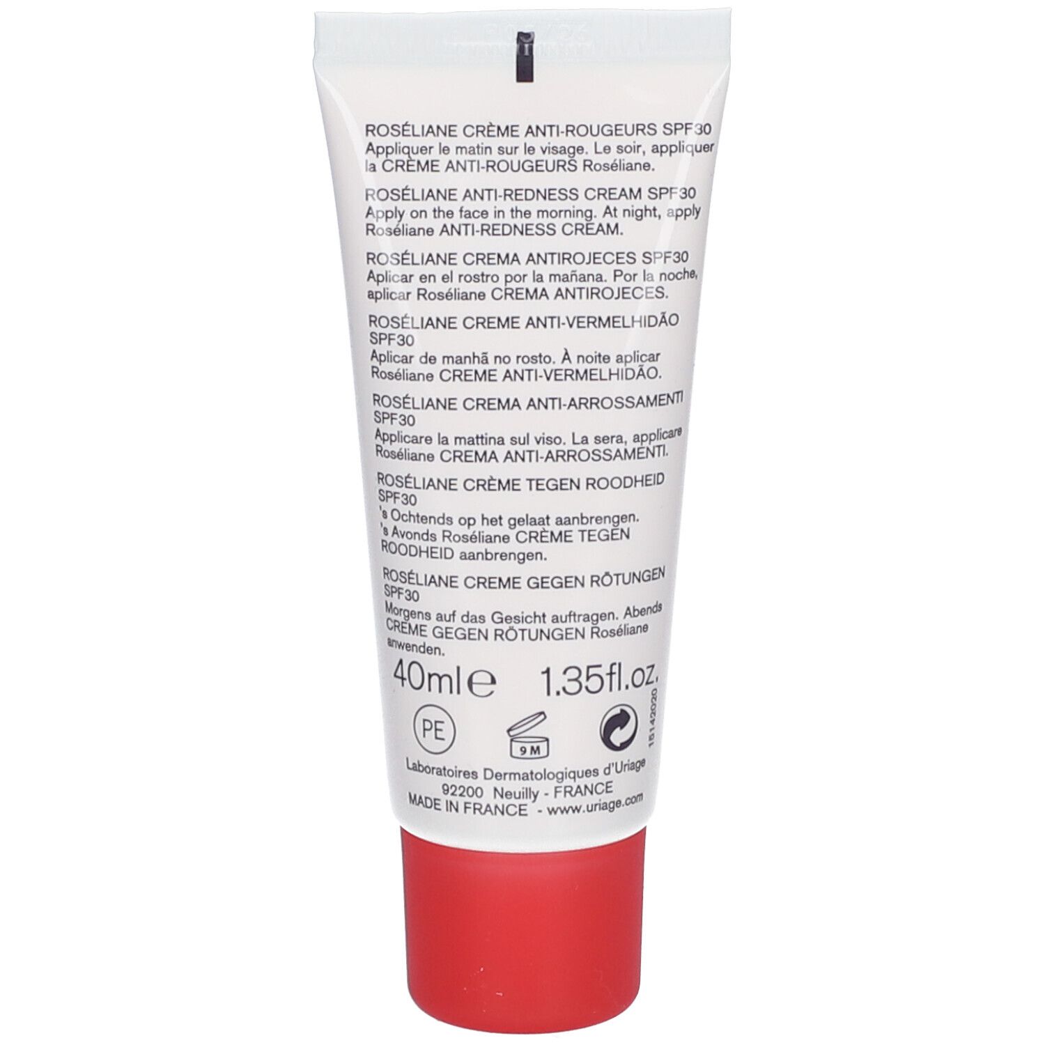 URIAGE Roseliane Creme gegen Rötungen SPF 30