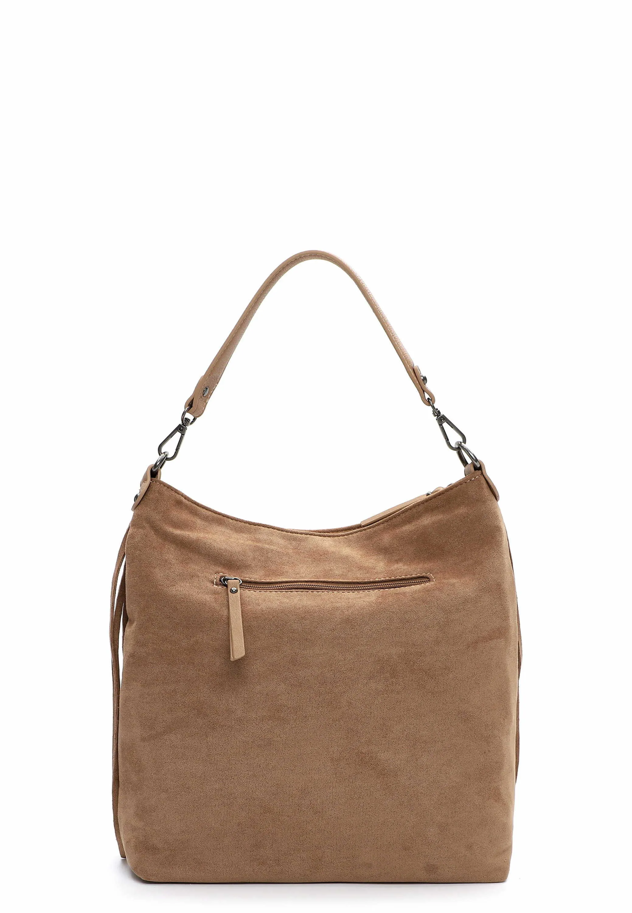 EMILY & NOAH Beuteltasche Beige Lederimitat
