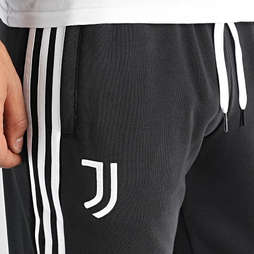 Pantalon Jogging A Bandes HU1185 Noir