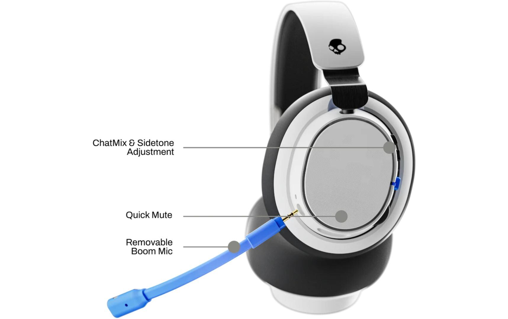 Wireless Over-Ear-Kopfhörer SLYR Pro Weiss<br>Kabelloses Gaming-Headset