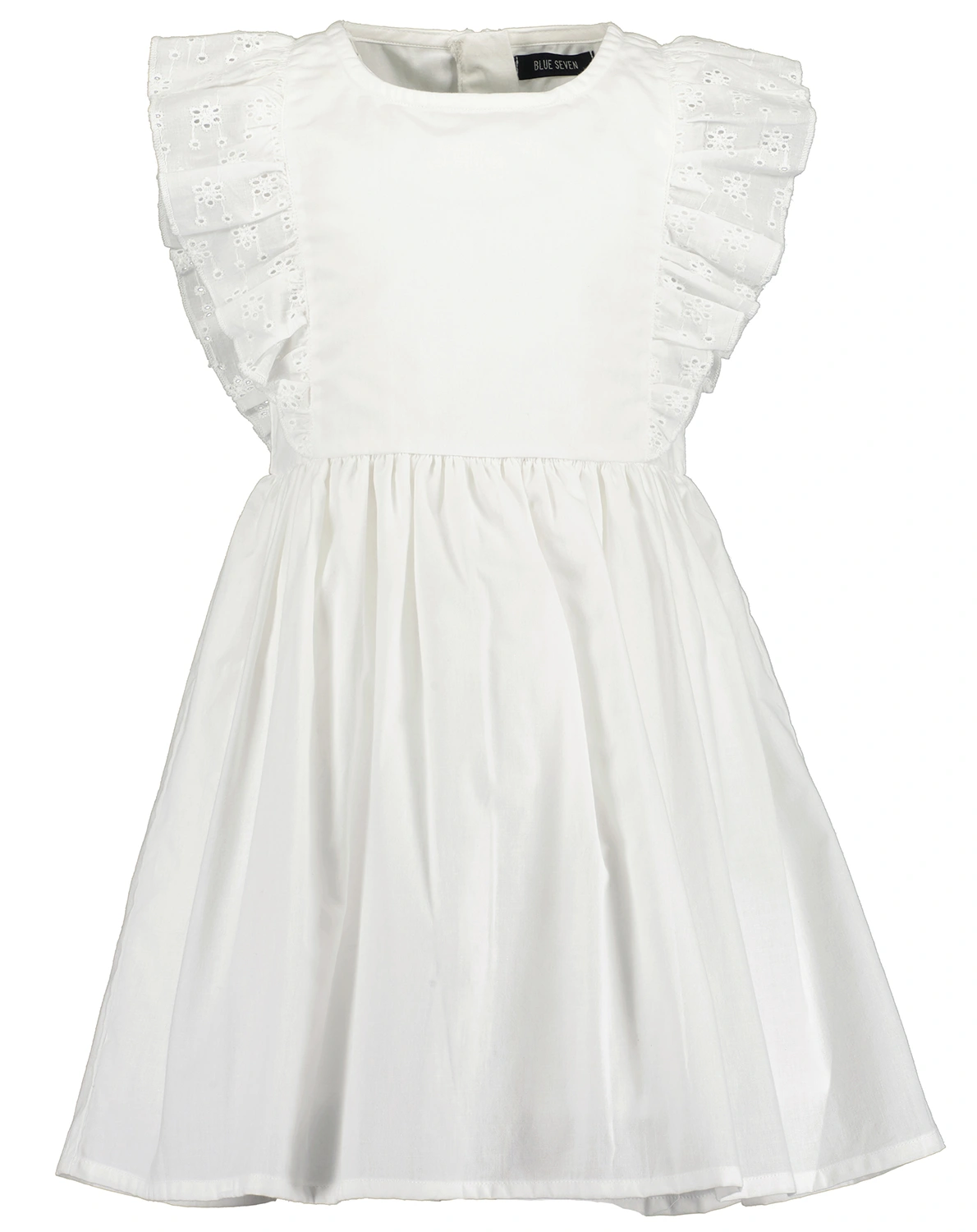 Kleid SPITZE ärmellos in weiß