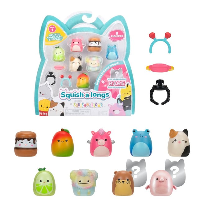 Squishmallows - Squish-a-longs - 8 Figuren - Serie 1