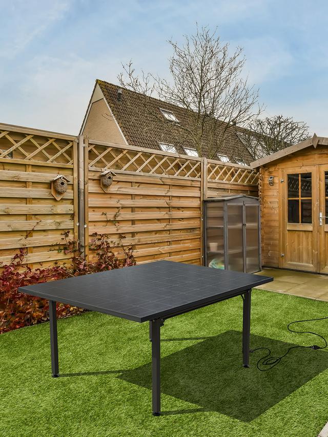 Solar-Gartentisch und -Kraftwerk, 400 W
