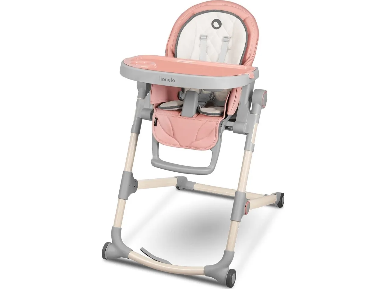 Lionelo Feeding Chair - Lo-Cora Bubblegum