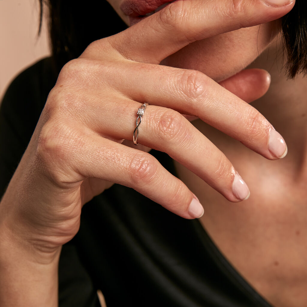 Bague Farila Or Blanc Diamant