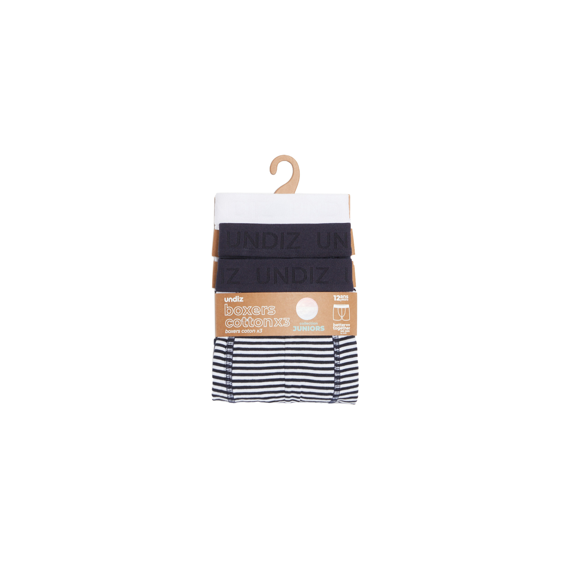 Lot de 3 boxers en coton
