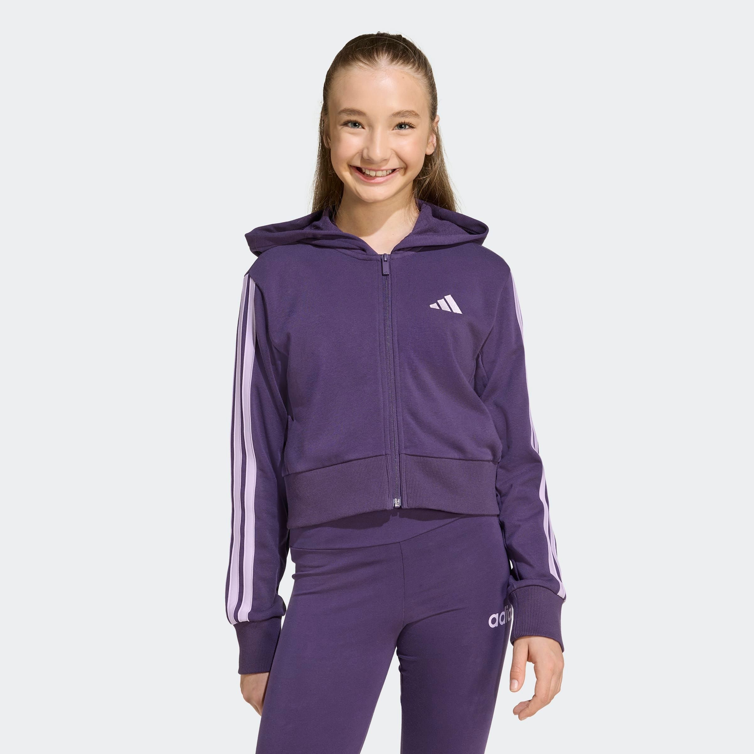 adidas Sportswear Kapuzensweatshirt »JG 3S FT FZ CRO«