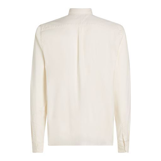 Tommy Hilfiger Flex Brushed Solid Skjorte, Ivory Petal, L