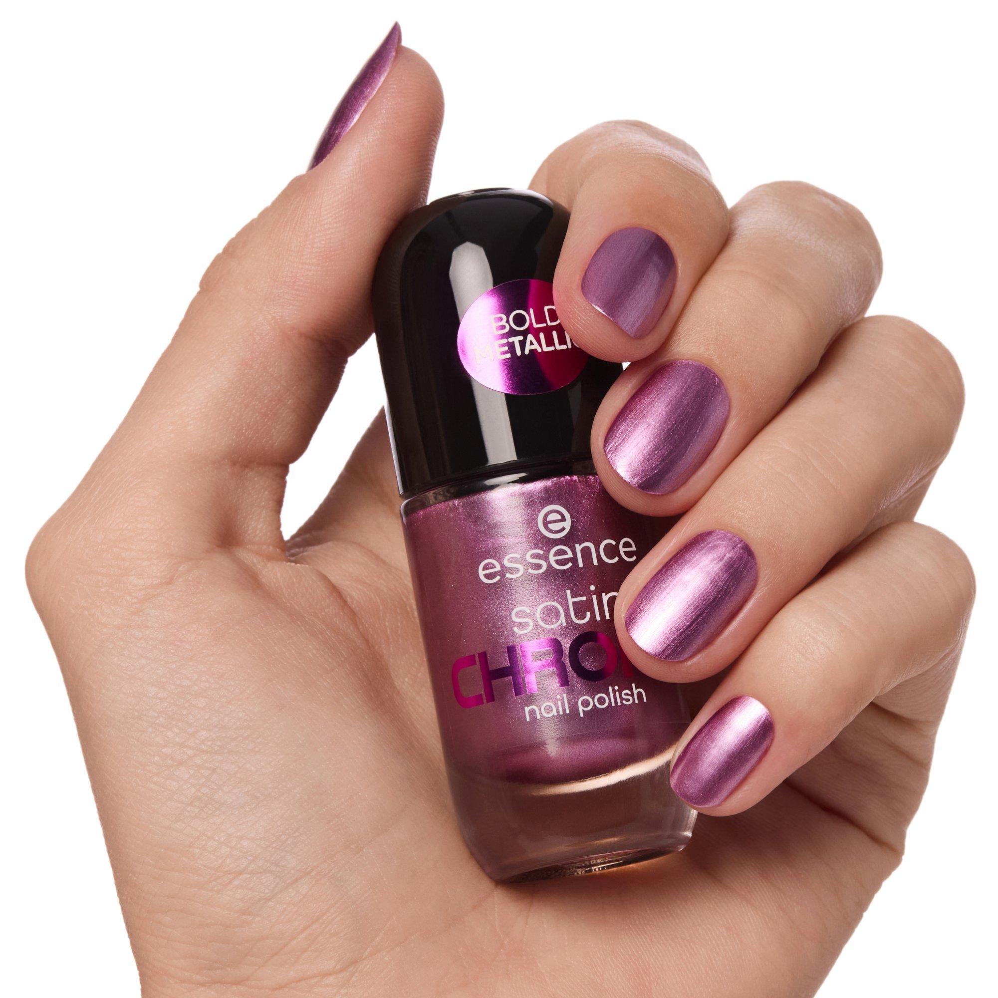 satin CHROME nail polish vernis à ongles