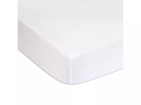 Protège-matelas 80x200 cm viscose de bambou blanc DULCE