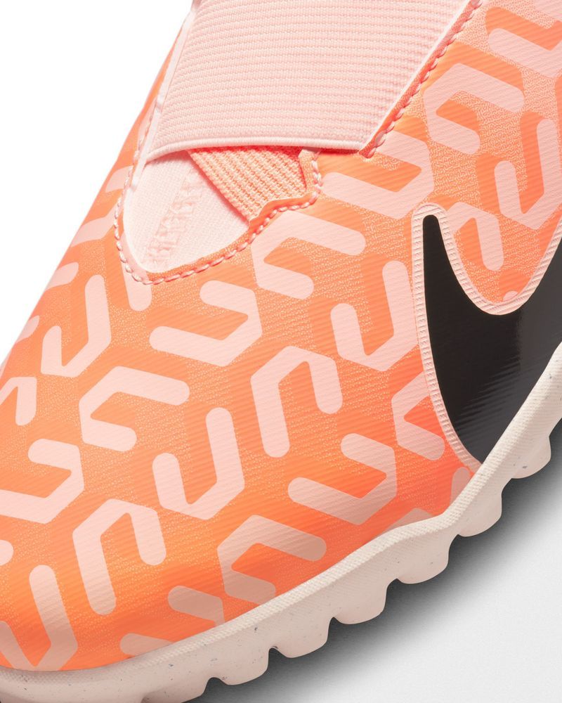 Chaussures de football Nike Mercurial Superfly 9 Academy TF Orange pour enfant