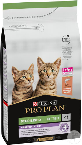 Pro Plan Healthy Start Pour Renforcer L'Immunité Croquettes Pour Chaton Saumon 1,5kg