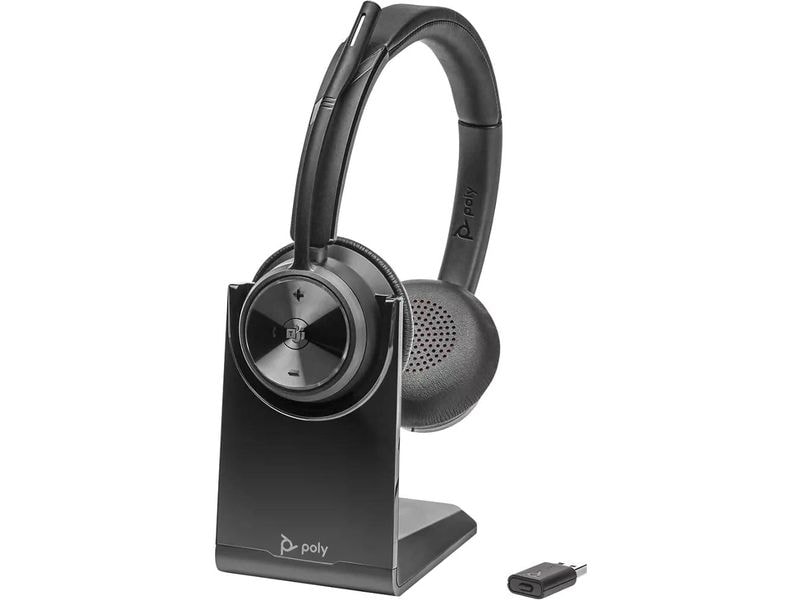 HP Headset Poly Savi 7320 MS Duo USB-Headset mit schnurloser DECT-Technologie