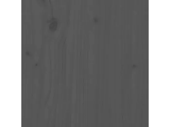 Boîte à linge Gris 88,5x44x76 Bois massif de pin