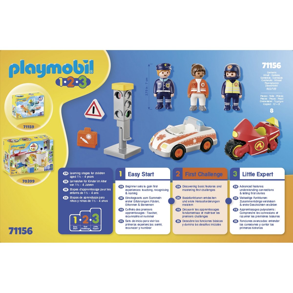 Playmobil 1.2.3 Héros du Quotidien 71156