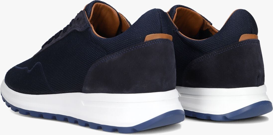 blauwe stefano lauran lage sneakers lj2505