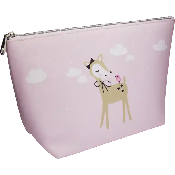 Kulturtasche Reh pink