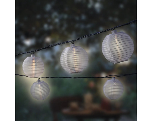 Lumineo Solar Nylon warm witte strengverlichting