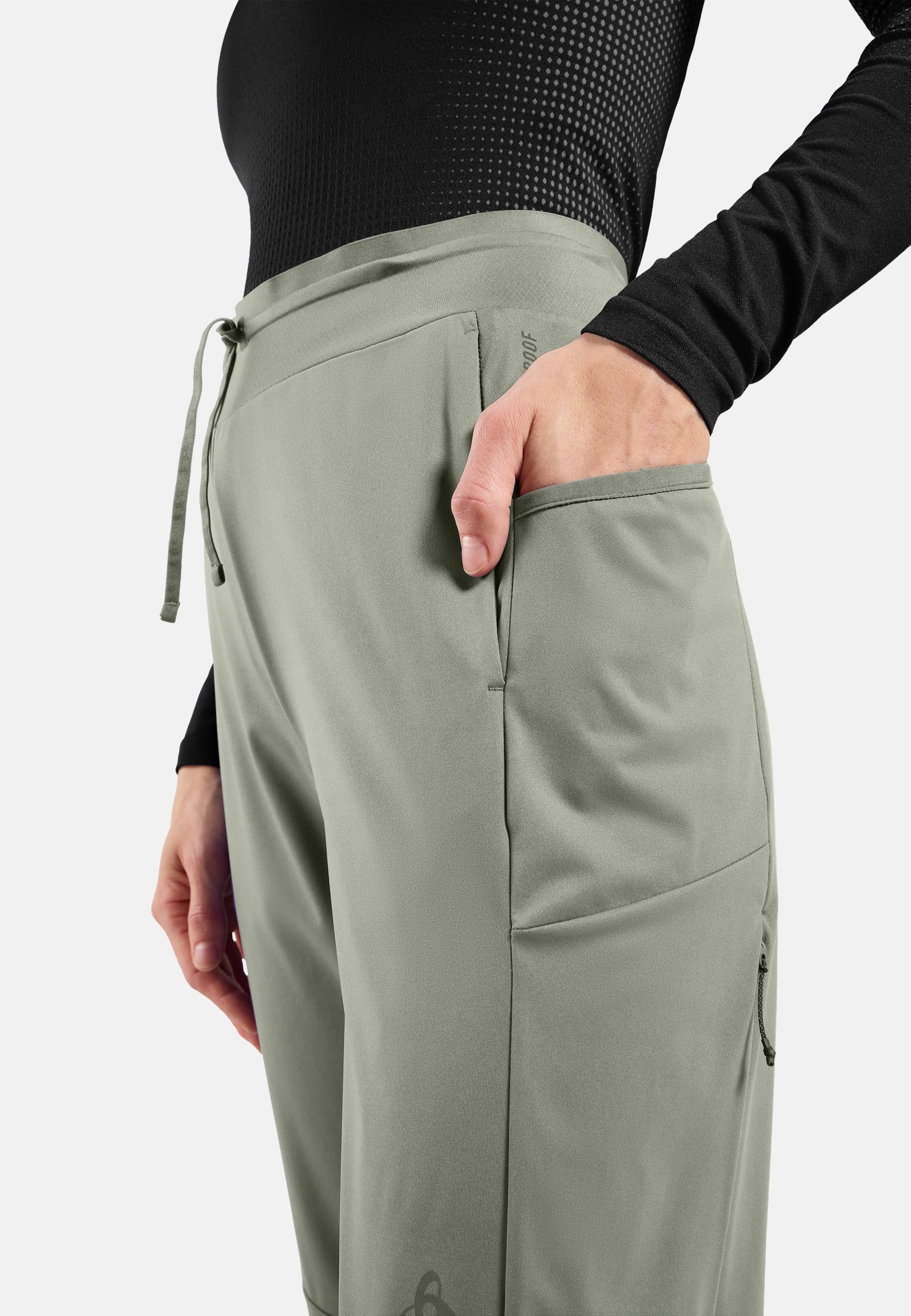 Winddichte Zeroweight Pro Warm Langlaufhose in shadow
