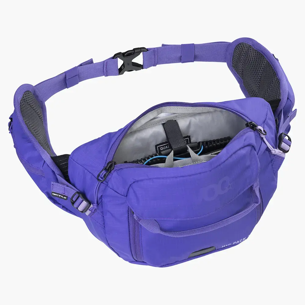 Evoc Hip Pack 3L + 1.5L Bladder Drinkheuptas Paars