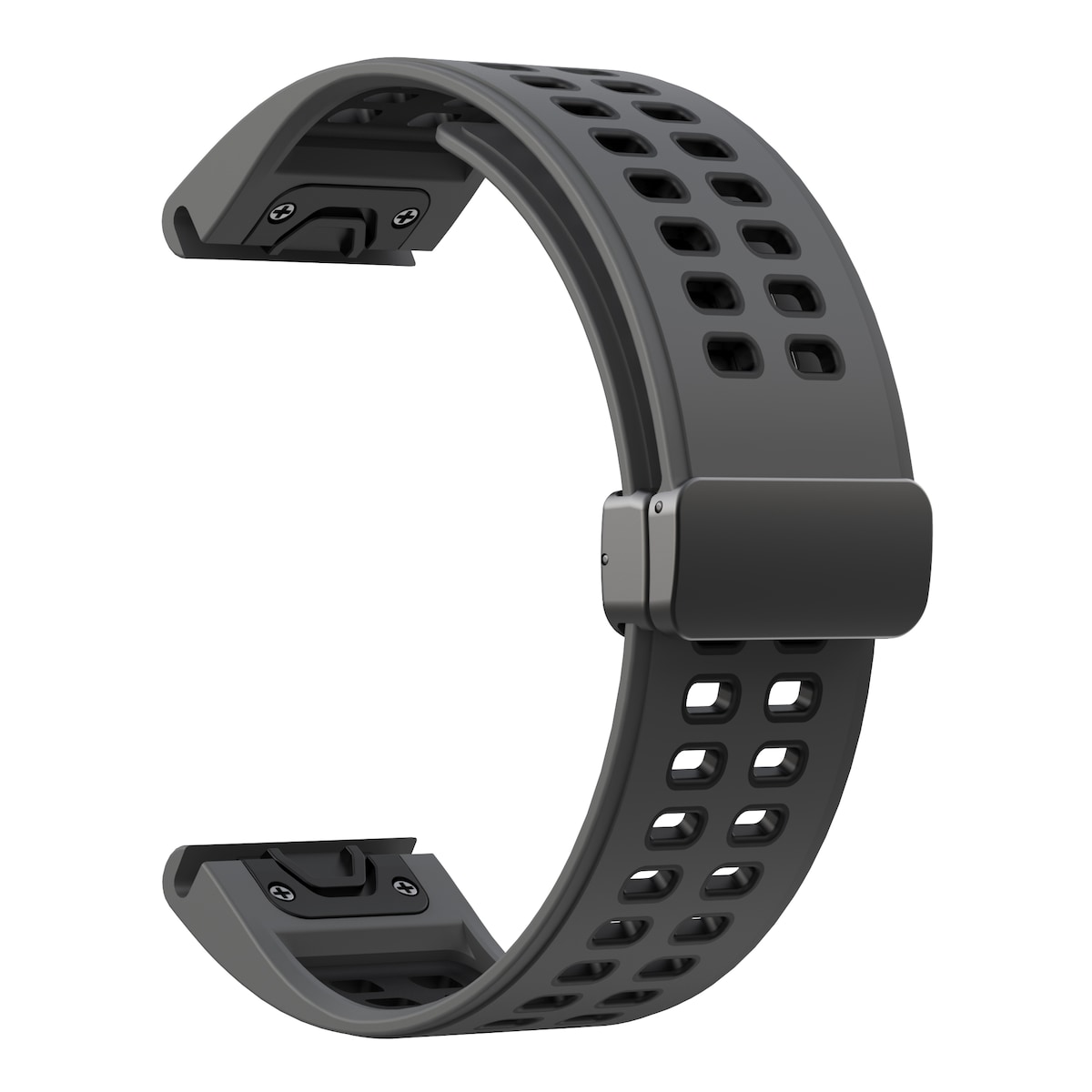 Silikon hurtigutløser klokkerem for Garmin Sort 22 mm