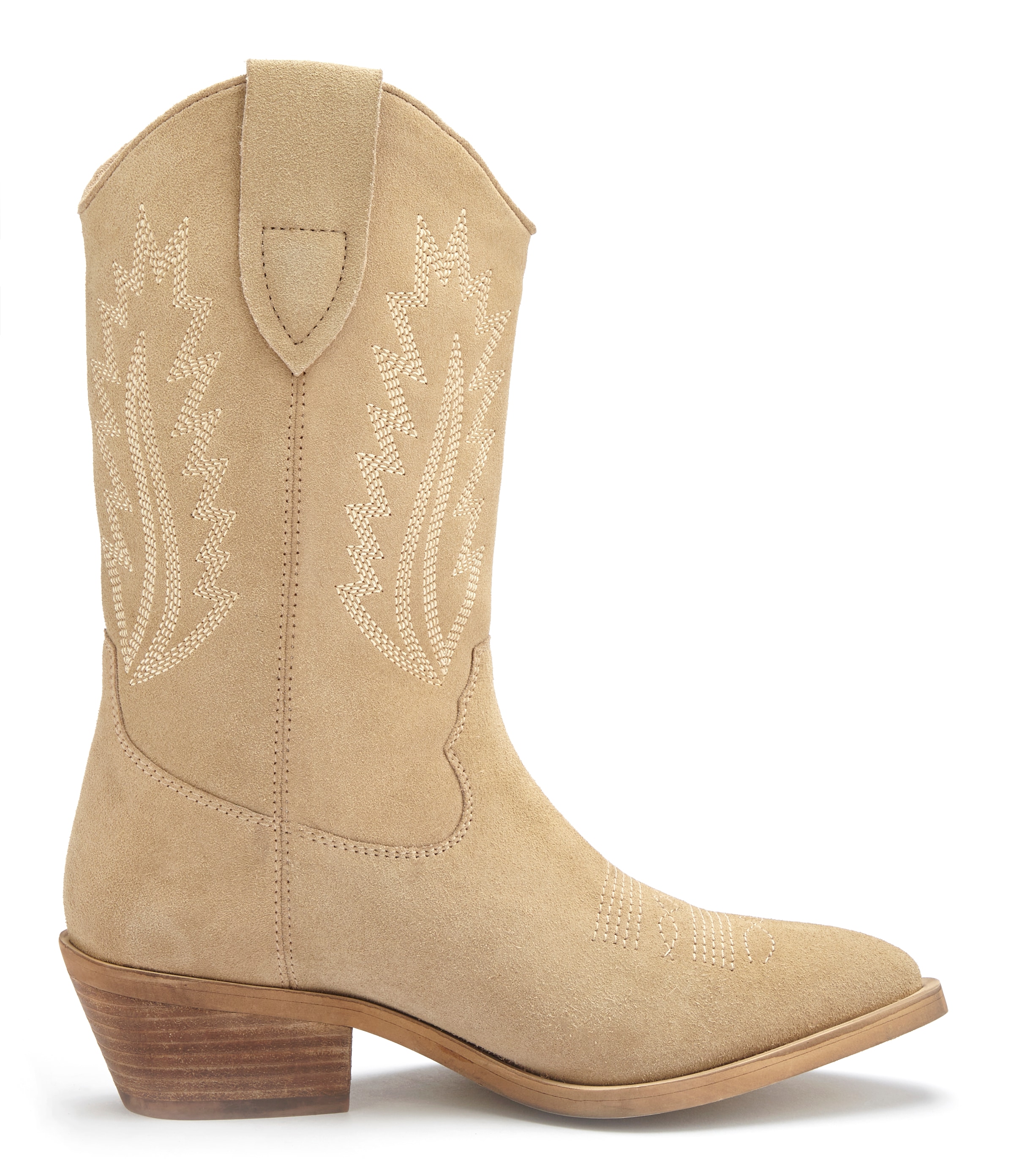 LASCANA Chelseaboots  Cowboy Stiefelette, Western Stiefel, Anklebootsaus hochwertigem Leder