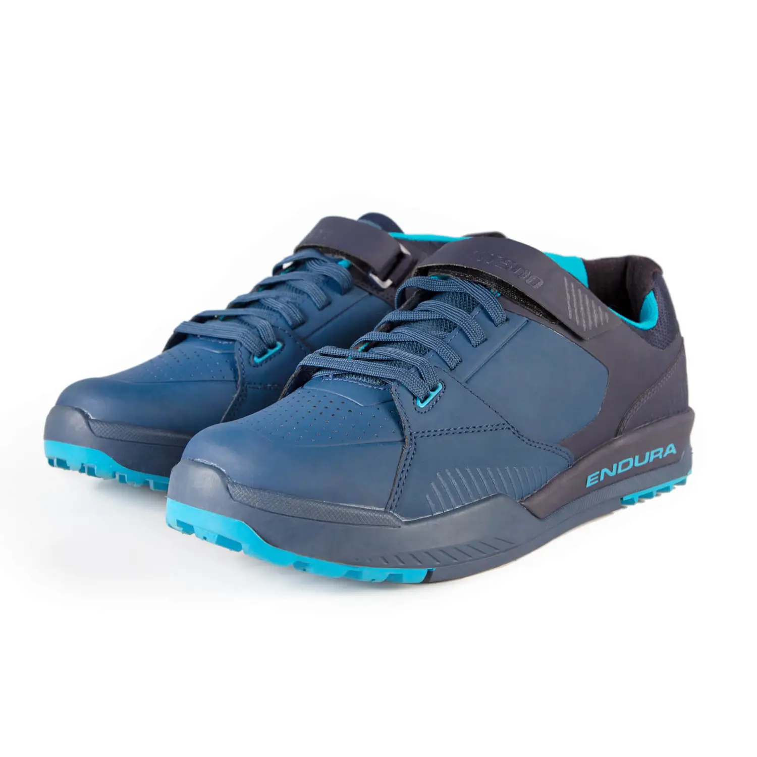 Endura MT500 Burner Flats og Klik MTB Sko Navy Blå