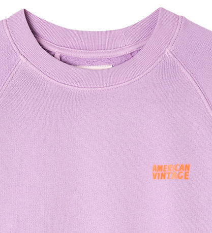 American Vintage Sweatshirt - Col Rond - Parme Vintage