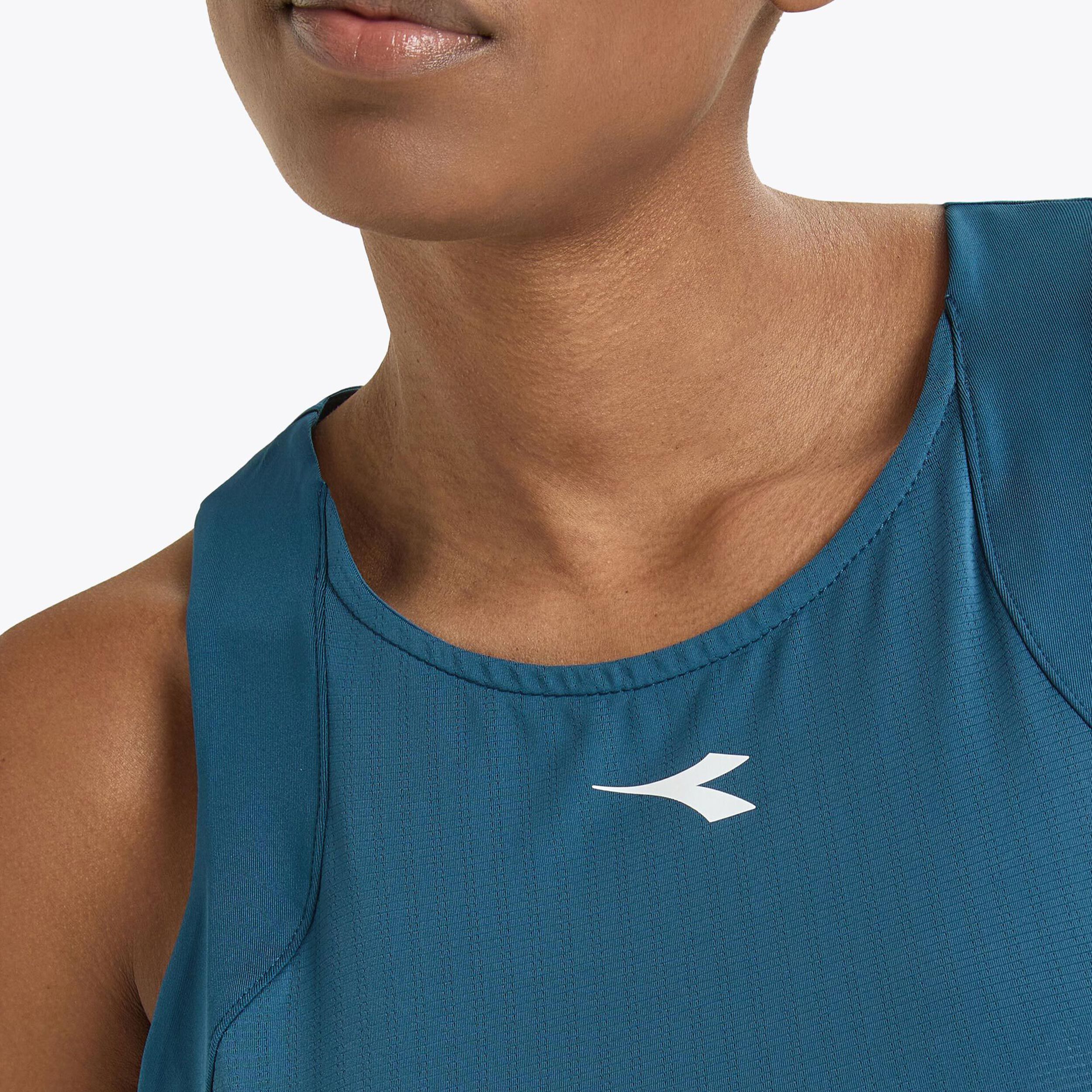 Diadora L. Icon Débardeur Tank Top Femmes - Bleu Petrol