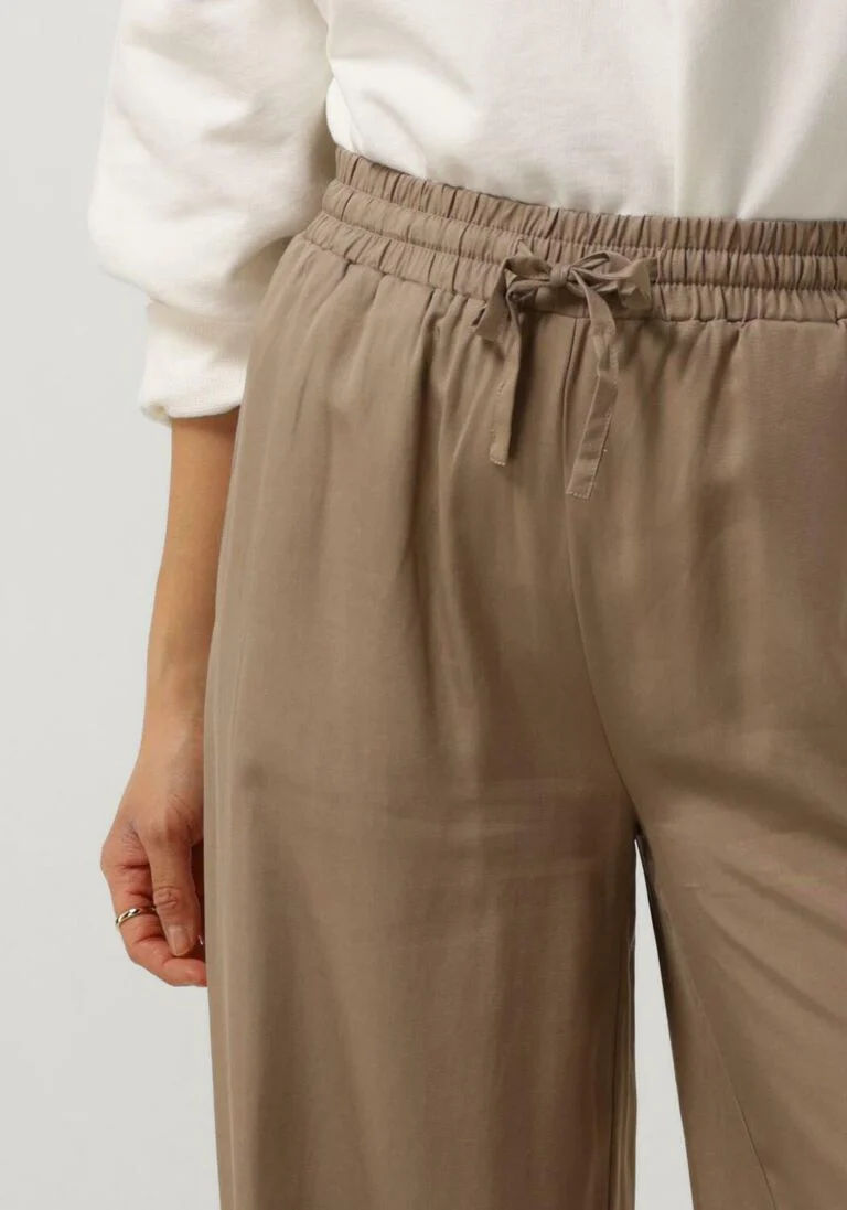 OBJECT beige object wijde broek objtilda talula long pant
