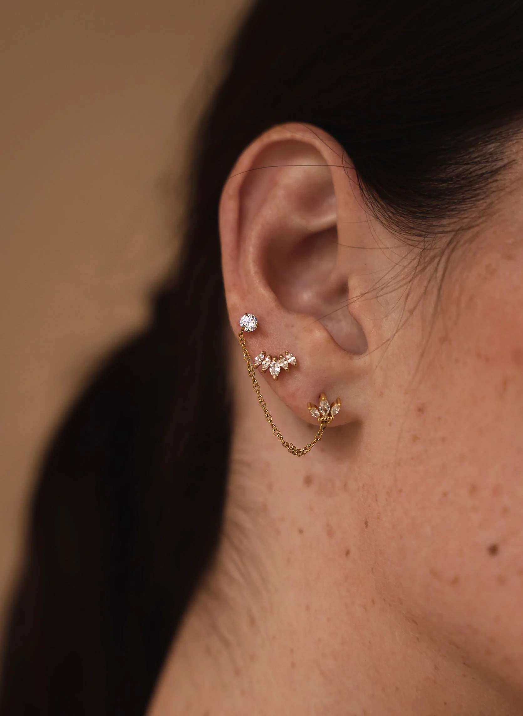 IVA-CIRCLE - Piercing iva circle | Blanc